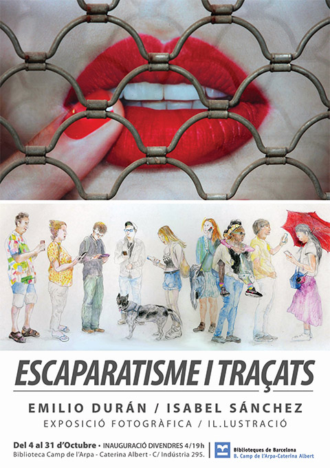Exposición de ilustración y fotografía: “Escaparatisme i traçats” Barcelona, octubre 2019
